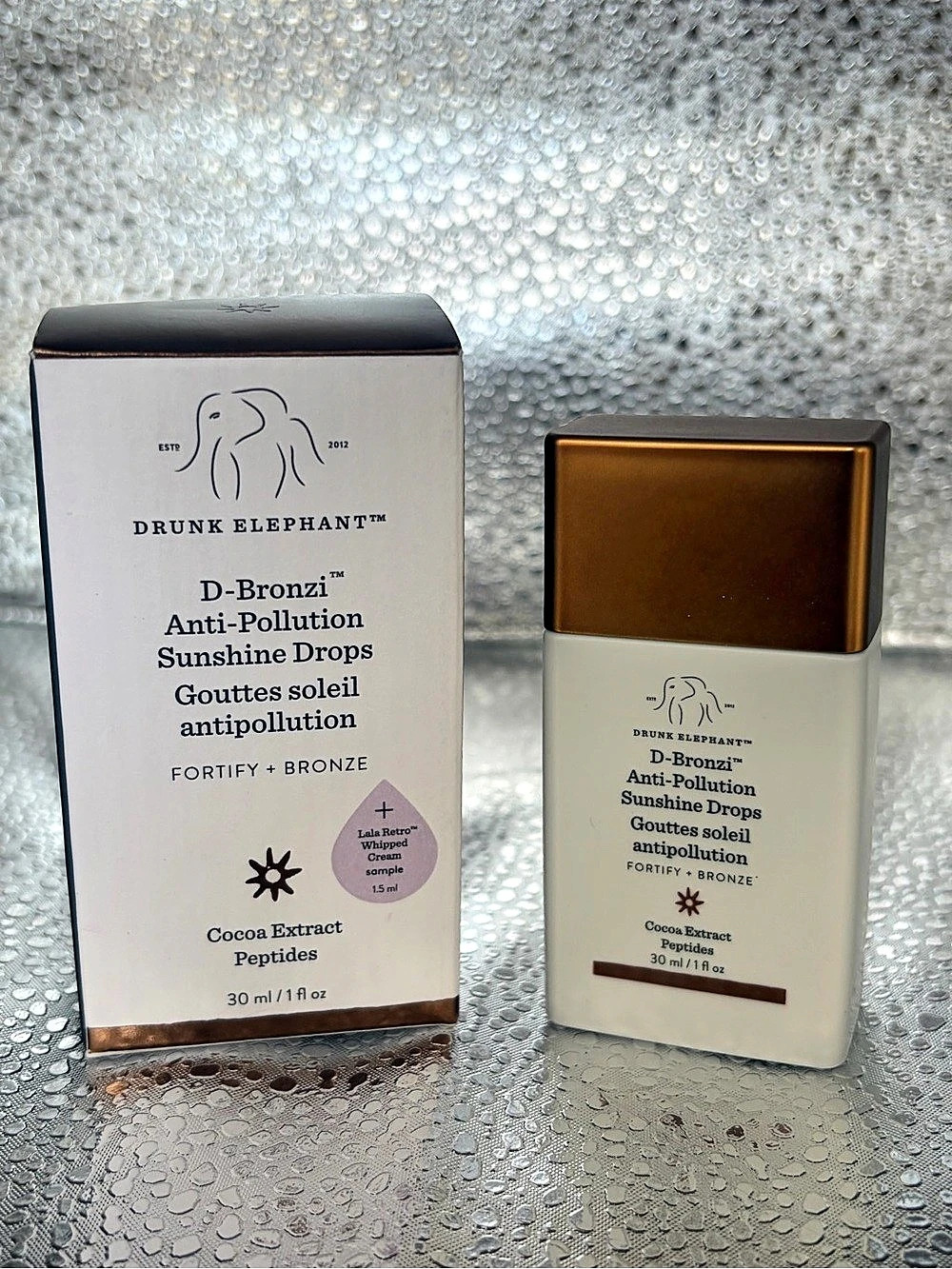 Drunk Elephant D-Bronzi Anti-Pollution Sunshine Drops 30 mL Suncare Drops NWT